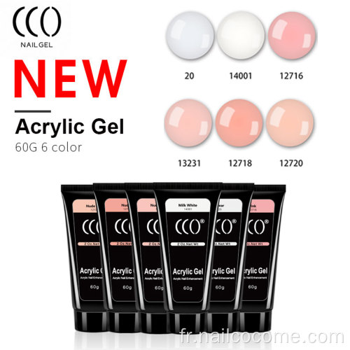 CCO le plus récent échantillon gratuit disponible facile Appliquer Faire tremper de gels acrylique gel